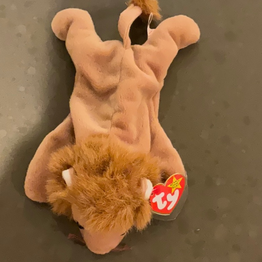 5/20 Ty Brown Stuffed Animal Plush Lion plus another beanie baby